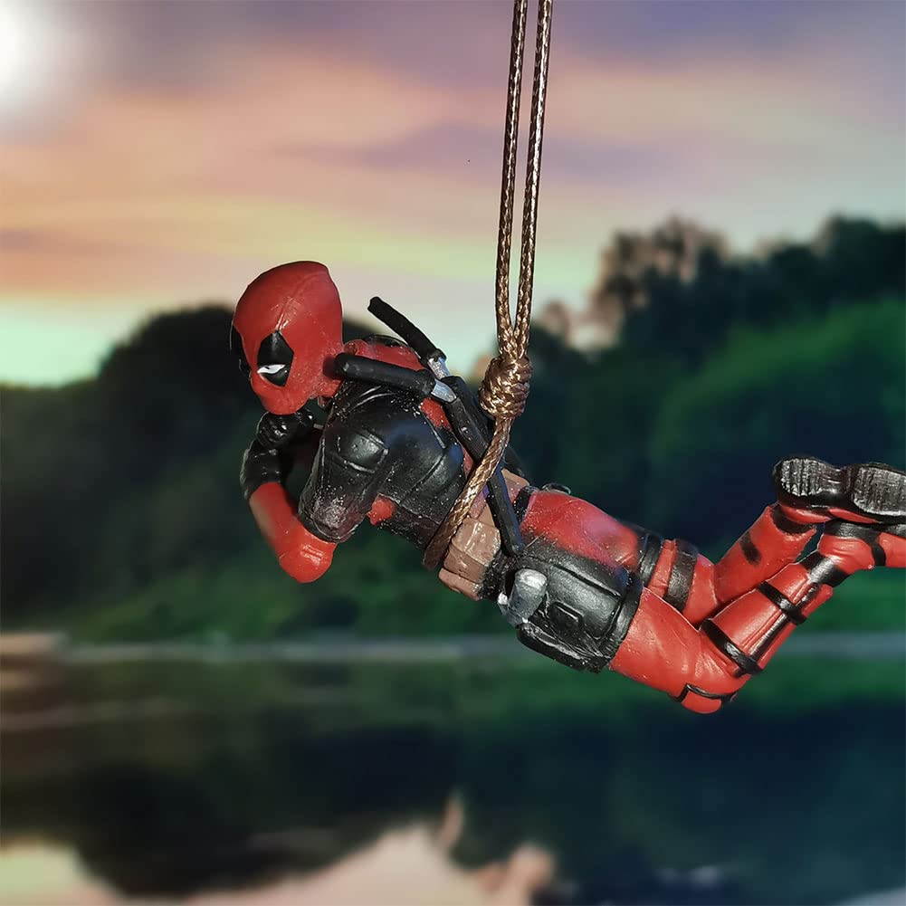 Автомобильные аксессуары Deadpool, подвесные аксессуары для зеркал заднего вида, забавные автомобильные аксессуары,