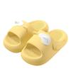 Pupule Holomua Platform Cat Room Shoes for Indoor and Toilet Japanese Shoe Women's Sandals/Slippers, Cats, Use, Balcony, (Yellow, Sizes, Adult,