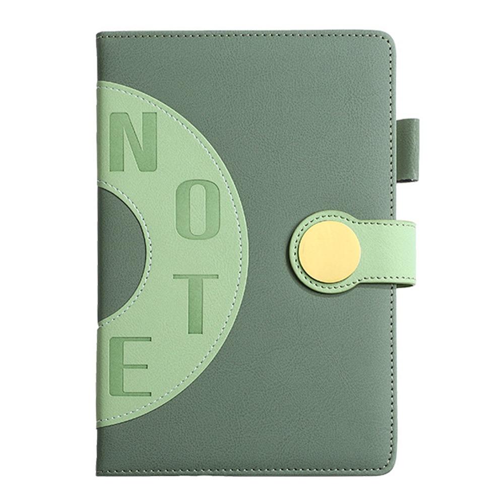 Английский 2026 Планировщик-блокнот Устойчивый к износу Закладка A5 Блокнот для планирования Простая обложка из ПУ-кожи