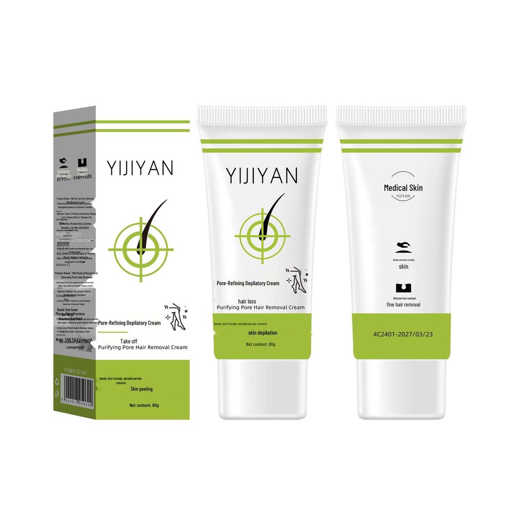 Medskin Clear Pores Hair Removal Cream for Women - Full Body Use, Underarms & Legs, Student-Friendly.