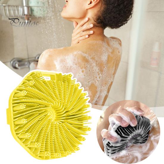 2шт силиконовая щетка для ванны с мягкой щетиной, массажная очищающая щетка для тела, противоскользящая ручка, щетка для тела