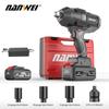 Brushless Electric Impact Wrench with 1500 Nm High Torque (5.0Ah/7.5Ah), Cordless Lithium Battery Screwdriver with A Maximum Speed of 2000 Rpm
