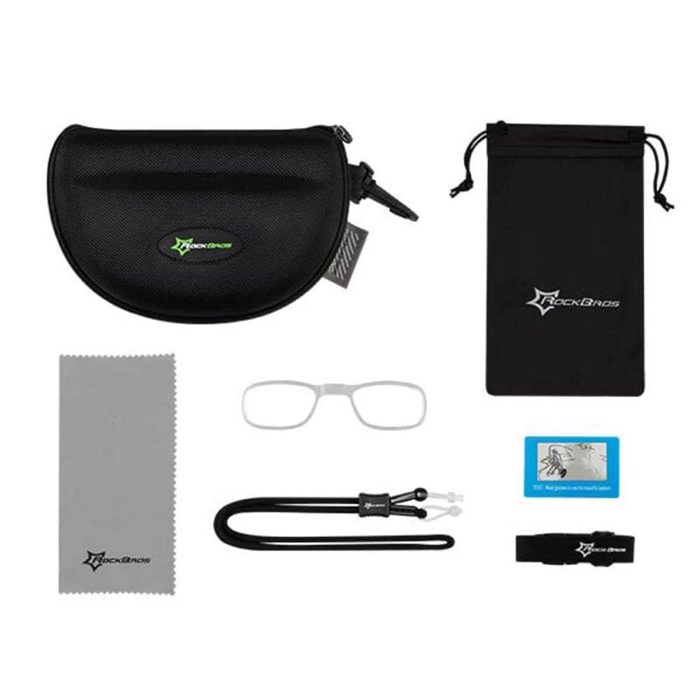 Polarized cycling glasses with UV 400 filter, blue