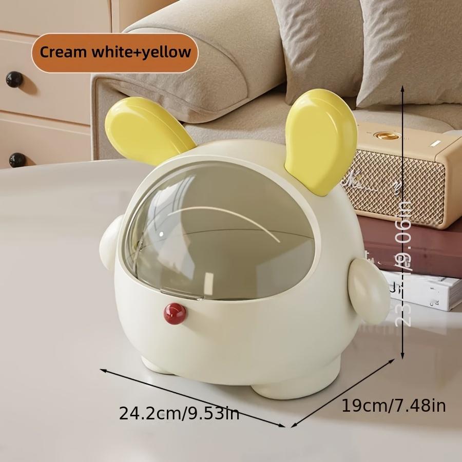 Милая косметическая коробка-органайзер в форме кролика - Многофункциональный кейс для демонстрации макияжа с хранилищем для ювелирных изделий и помад