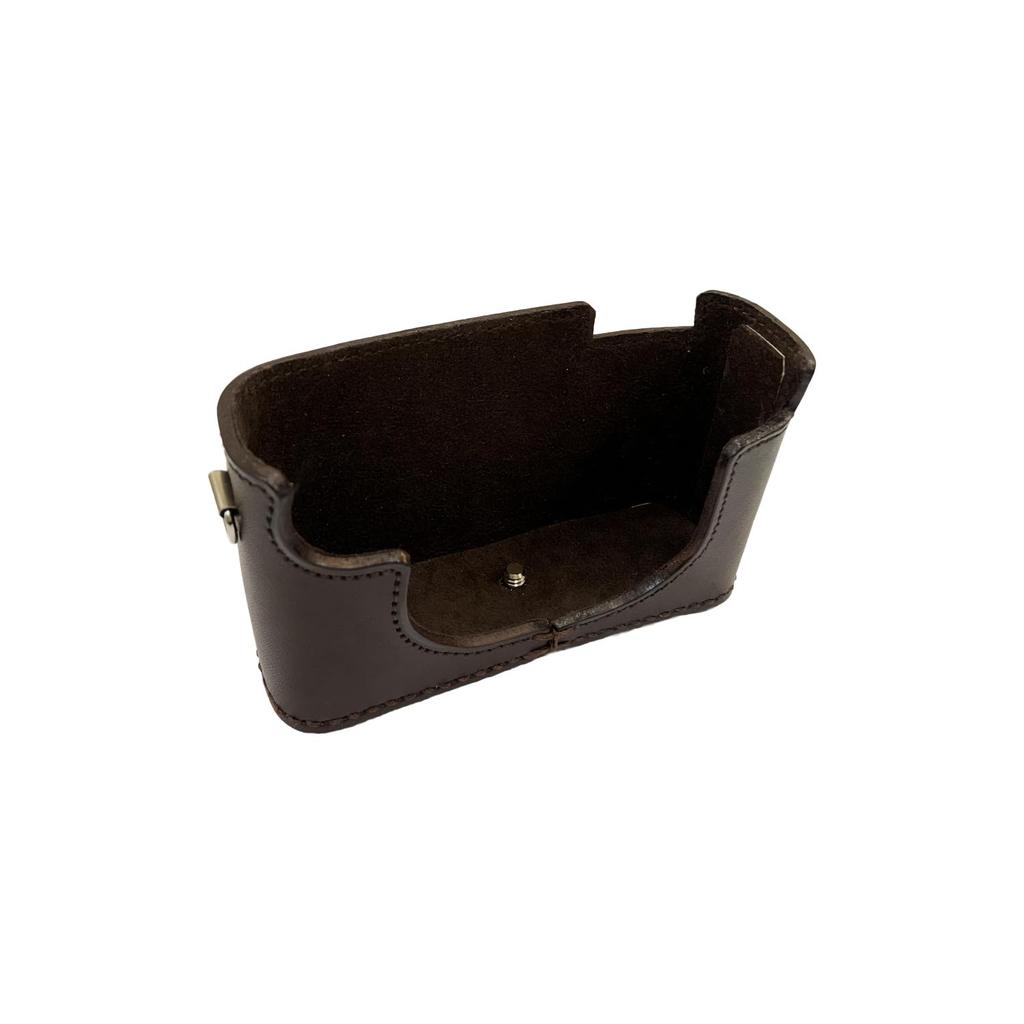 Чехол для камеры из натуральной кожи ручной работы для Leica CL Коричневая камера.Hirano (с ремешком)