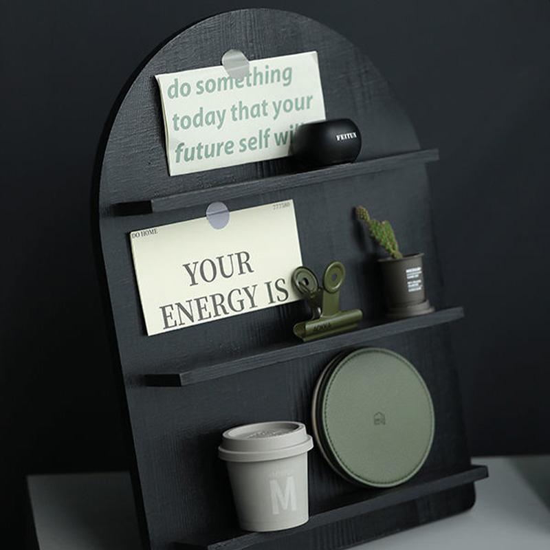 1шт деревянный органайзер для косметики белый скандинавский стиль многослойный минималистский черный серый полка для ванной комнаты дерево