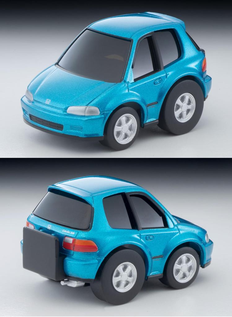 Tomytec Zero Honda Civic Finished Product Choro-Q Z-61c SiR-II (Blue-Green)