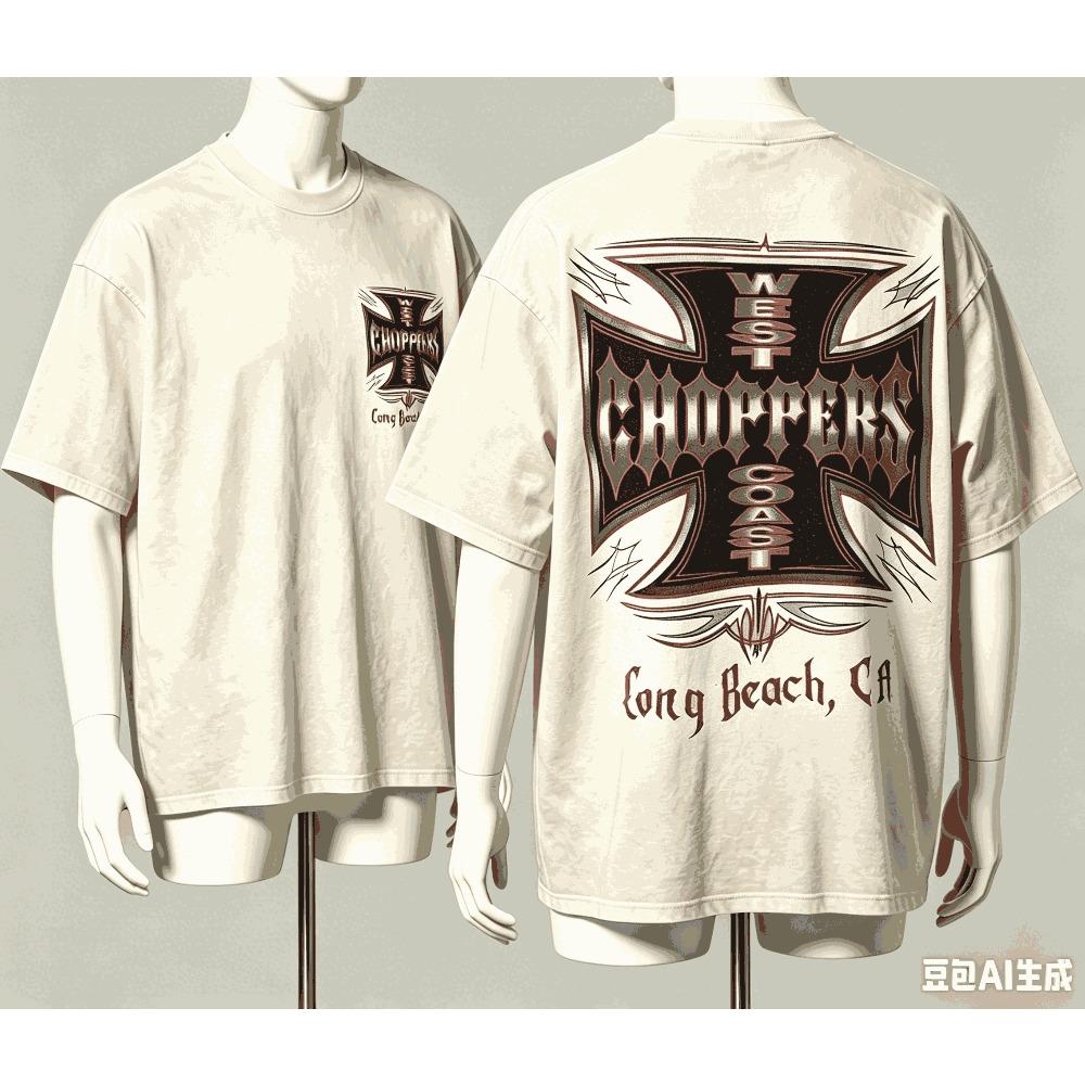 West Coast Choppers для Подарка Фанатам Футболка Мужская Женская Харадзюку Оверсайз Унисекс Короткий Рукав Уличная одежда высокое качество Для пар Классическая мягкая Ретро Мода
