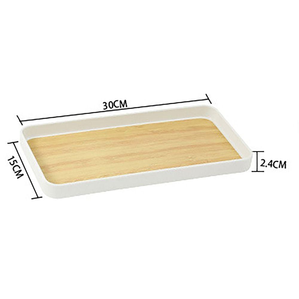 Утолщенная тарелка-поднос Shopware, прямоугольная тарелка для фруктов для послеобеденного чая/завтрака/закусок