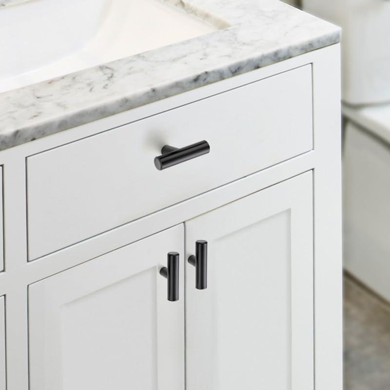 1 шт. черные ручки для шкафа и ящика из нержавеющей стали ручки для кухонного шкафа ручки для ящиков