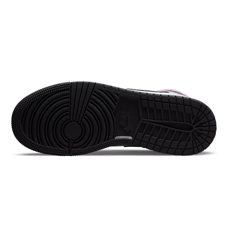 Детские кроссовки Air Jordan 1 Mid SE GS Zen Master White Black Amethyst-Wave DM6216-001
