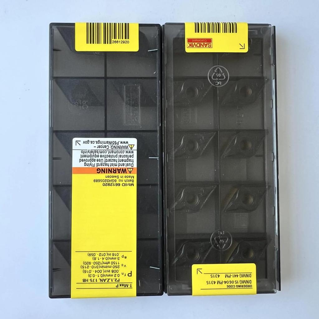 Original Sandvik / DNMG150604-PM 4315 CNC Lathe Carbide Blade 10 PCS