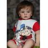 BZDOLL 60 CM Real Touch 3D-Paint Skin Tone Silicone Reborn Toddler Baby Boy For Girl Finished Doll Cloth Body Realistic 24 Inch Bebe