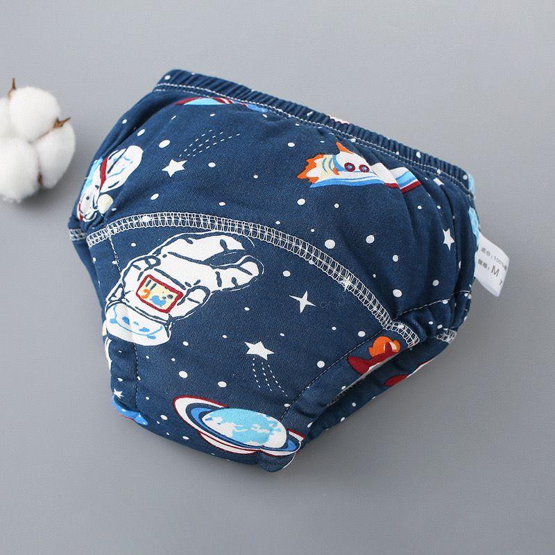 5PC Baby Cotton Cloth Diaper Training Pants Infant Toilet Training Pants for Boys and Girls Summer Diapers Leak Proof and Waterproof