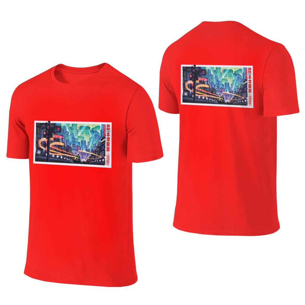 In Love With City Literary Reversible Tshirt Street Sports Korean Atmosphere Unisexs Tshirts
