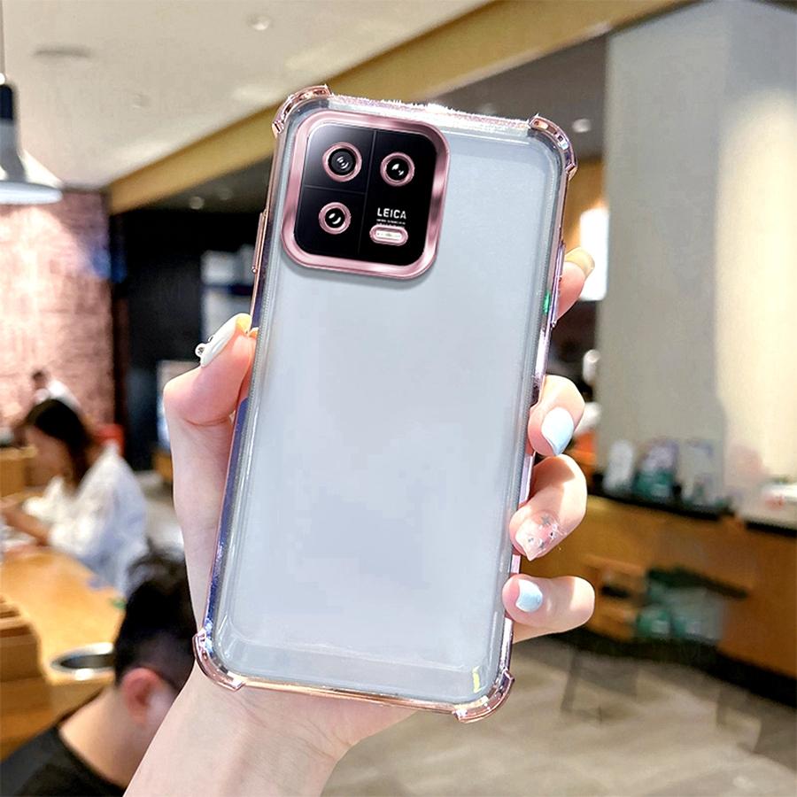 Противоударный чехол с защитой камеры (Airbag) для Xiaomi Mi 11 Lite 5G 11i 12 12X 13 Pro 14 14T 15 Ultra 12T 13T 15T, силиконовый прозрачный чехол с покрытием
