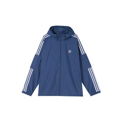Originals Trefoil 3-полосная тканая спортивная куртка с капюшоном Мужские куртки синие GN3469