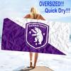 K Beerschot VA Print Beach Towel, Large Soft Quick Dry Towel for Beach Camping Swimming