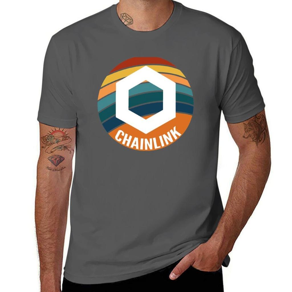 Chainlink Oval Sunset TShirt man t shirt graphic man t shirts graphic TShirt