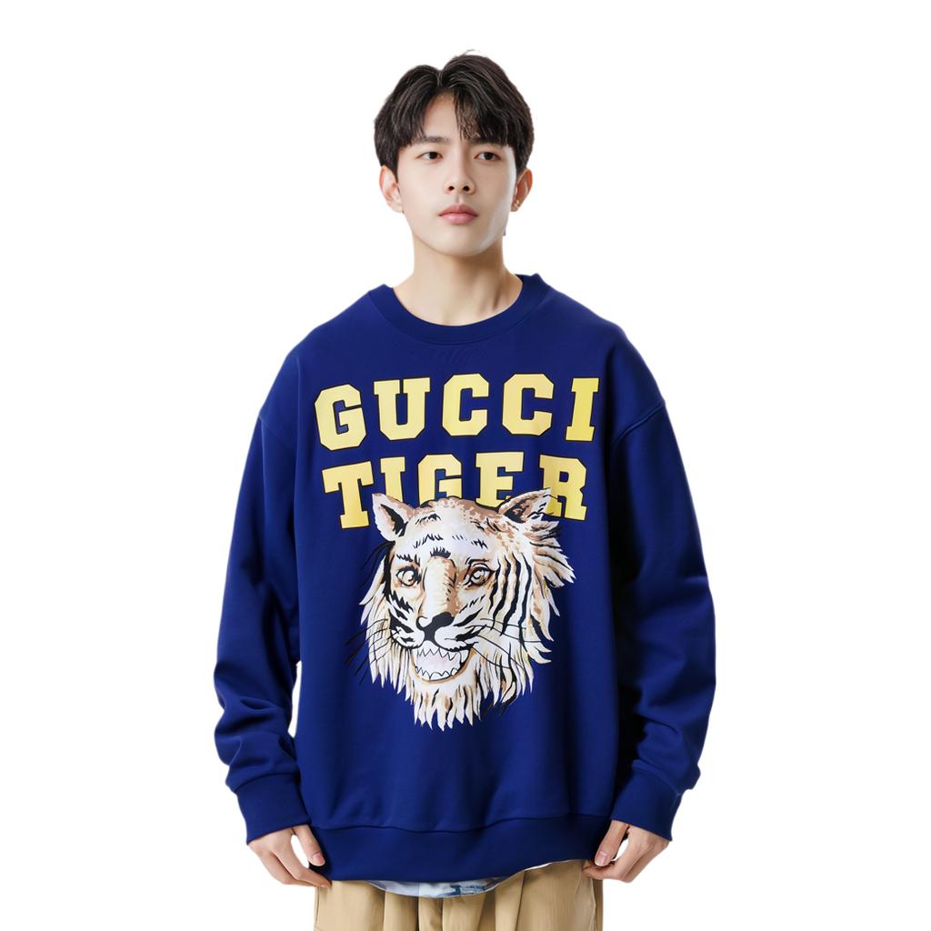 Gucci Свитшот мужской SS22 Синий 623245-XJD3T-4622