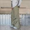 Unisex High Street Trendy Spring/Autumn Overalls - Loose Casual Straight Pants