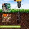 Auger Drill Bit Set for Planting -Spiral Hole Punch, Bits for Easy Planting & Soil Loosening, Compatible with Electric Drills