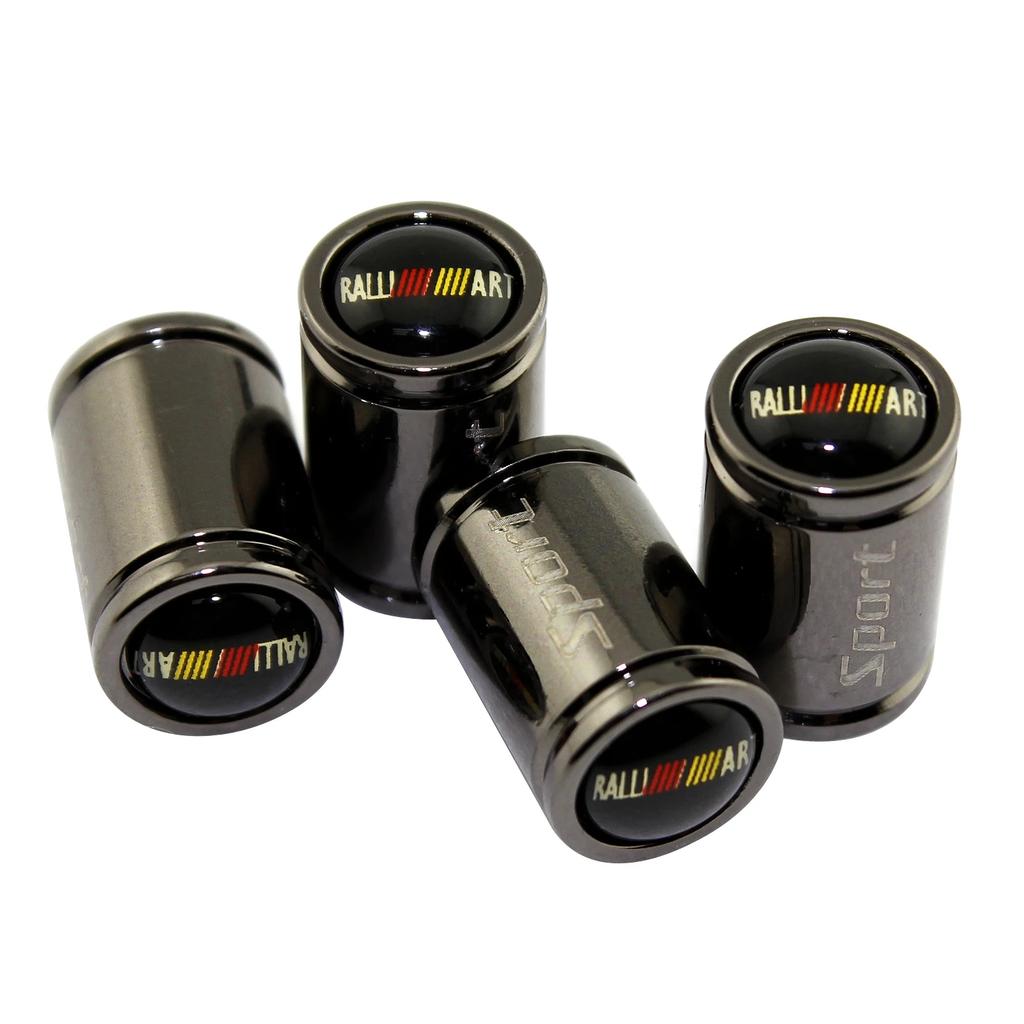 4PCS Car Wheel Tire Valve Tyre Stem Air Caps For Mitsubishi Ralliart ASX Lancer Cordia Pajero Mirage Triton Outlander Colt