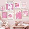 Henri Matisse Posters Flowers Cut Outs Pink Elegant Exhibition Wall Art Print Canvas Painting Wall Pictures Living Room Decor