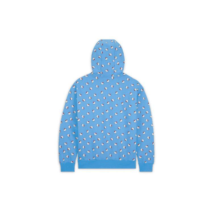Nike Худи Hello Kitty с логотипом X (Азия) Синяя мужская уличная одежда DR5516-412