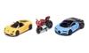 SIKU Sports Car Motor Bike Set for Ages 3 and Up SK6313 &