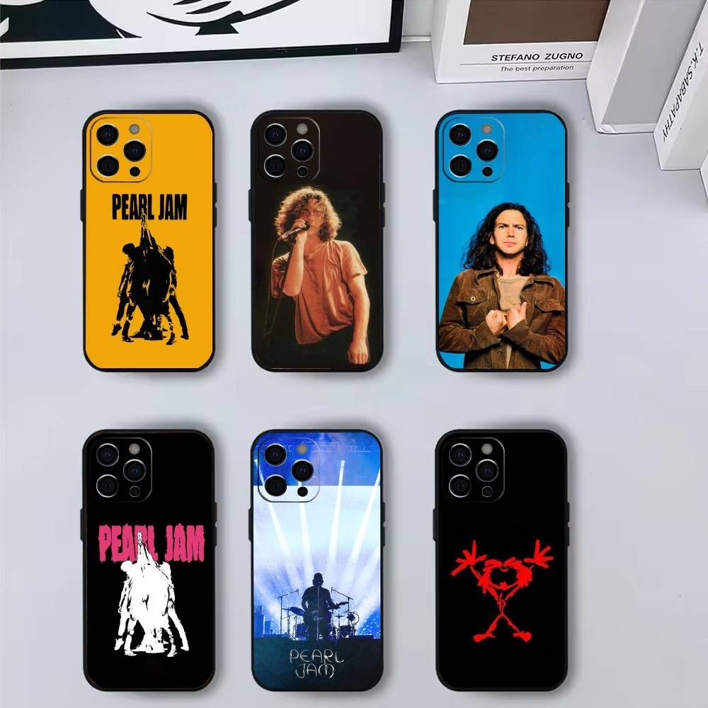 Чехол для телефона Band P-Pearl J-Jam Модный Силиконовый Мягкий Для IPhone 17 16 15 14 13 12 11 X XR Plus Pro Max Plus