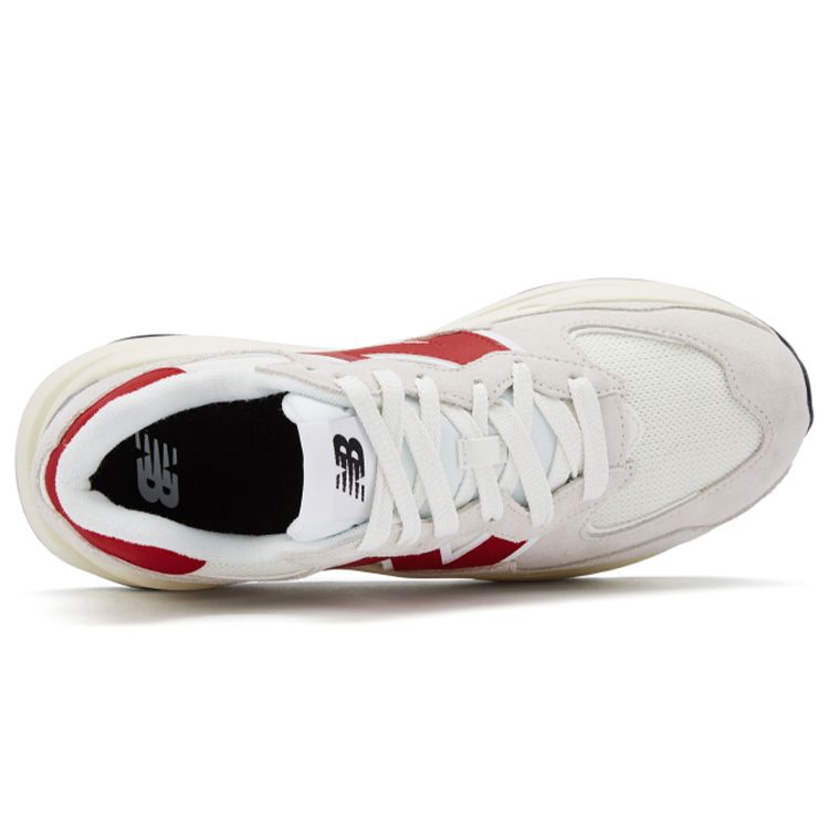 New Balance Кроссовки унисекс 57/40 Серо-красные Натуральные M5740CC