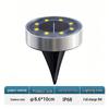 Custom IP68 Waterproof Stainless Steel Solar In-ground LED Courtyard Lights