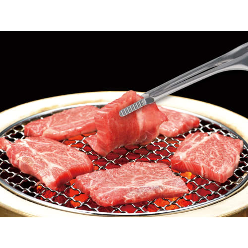 Takagi KANUCHI OUTDOOR Mini Yakiniku Tongs, 5-Piece Set, Made in Japan, Dishwasher Safe, Hygienic Tips that Don't Touch the Table, Easy Grip, Thin Tip