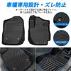 Virauto Suzuki New Jimny JB64W JB74W JC74W AT 3D Floor Mats for 1st Row Jimny Sierra Nomad 2018 July onwards Compatible Car Mats Foot Mats TPE