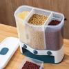 Home Sealed Rice Storage Box Wall Mounted Cereal Grain Container Dry Food Dispenser Grain Storage Jar Kitchen Storage Organizer