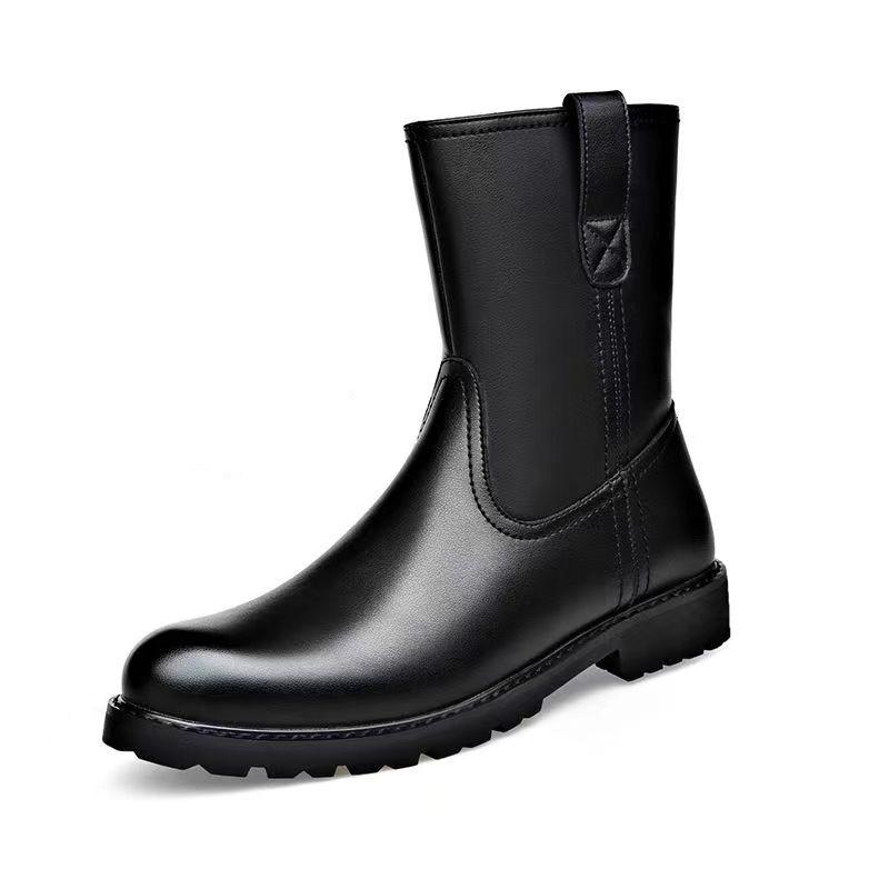 Модные итальянские дизайнерские ботинки для мужчин, роскошные модные оригинальные кожаные туфли для сцены, ночного клуба, высокие мотоциклетные ботинки, челси, botas