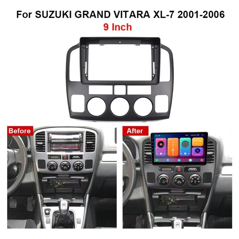 2001-2006 Для Suzuki VITARA GRAND XL-7 Левый/Правый руль/Черный Рамка Панель для Мультимедийной Радиосистемы Автомобиля Крепежный Кронштейн на Панель Приборов