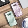 Сверкающая маленькая жемчужина для Samsung S25 S25 Edge S25 Ultra S8 9 S10 20 Ultra S21 Pro 22 Plus S23 FE S24 Ultra. Чехол из стекла для телефона.