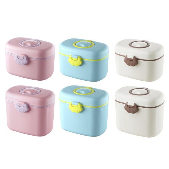 380/550 мл Портативная коробка для хранения молочной смеси Герметичный диспенсер для детских смесей Уличный дорожный герметичный контейнер для хранения еды и перекусов