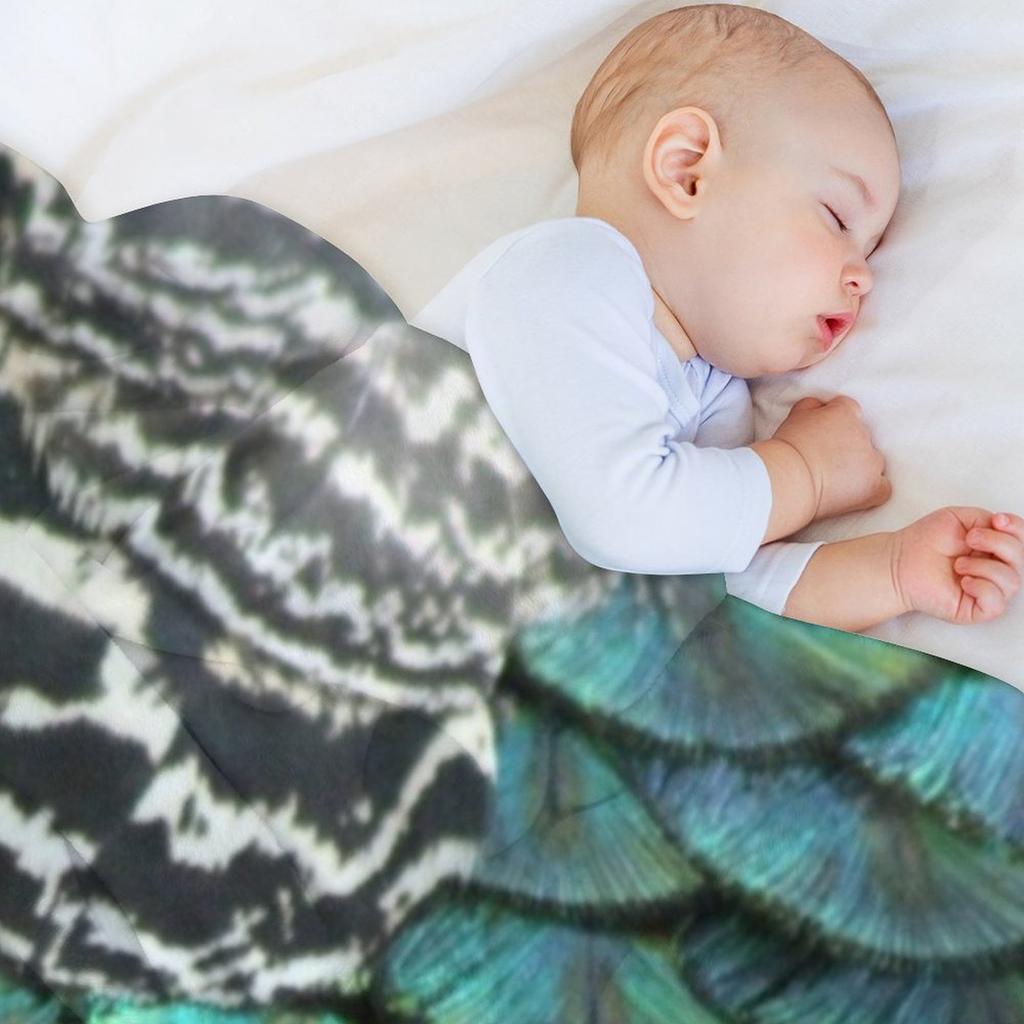 Peacock Bird Feathers Plumage Texture 1 Throw Blanket Hairys Stuffeds Tourist blankets and throws Blankets