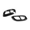 Black Exhaust Muffler Pipe Tip Tailpipe Cover Trim For Benz GLC GLE GLS 20-22