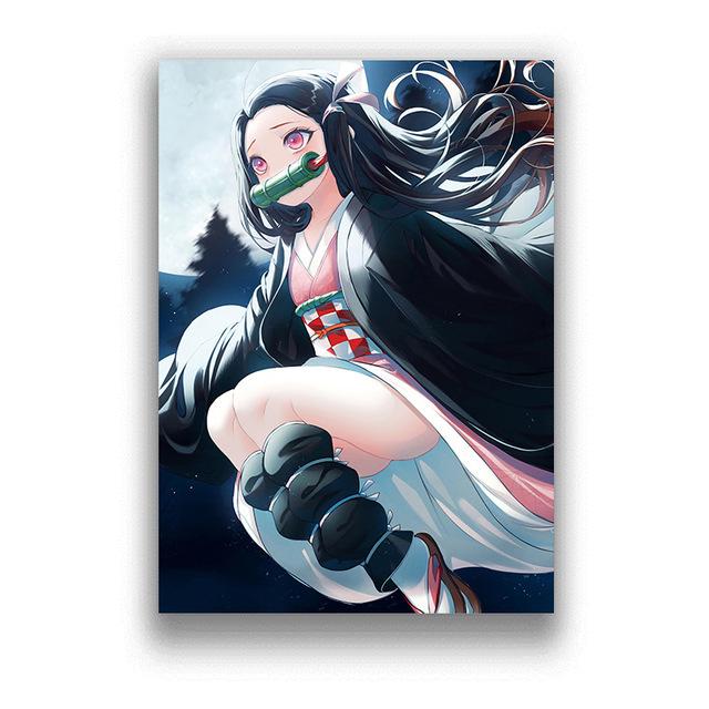 Demon Slayer Anime Poster Picture Canvas Painting Print Modern Home Sofa Background Wall Decoration Baby Room Wall Art Decor No Frame
