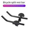 Bike Rest Handlebar High Strength Aluminium Alloy Thick Sponge Arm Cushion Cycling Bicycle Relaxation Handle Handle Bar MTB Road Bike Arm Rest Bar