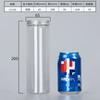 10pcs Aluminum Silver Lid Sealed Jar Food Grade Transparent PET Empty Plastic Bottle Snack Candy Biscuit Storage Packing Bucket