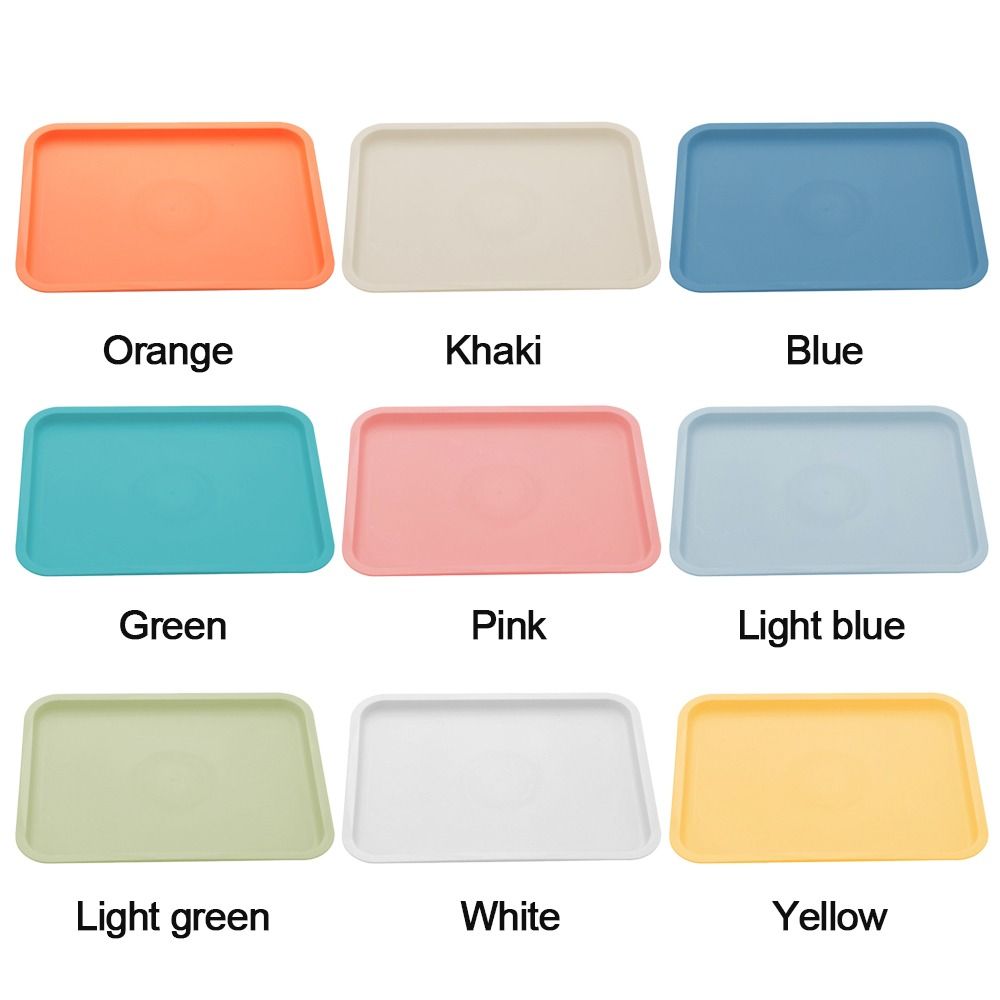 Прямоугольный поднос Пластиковая форма для еды Хлебная форма Скандинавский поднос для десертов Обеденный