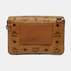 [Pre-Owned] Millie Visetos Metallic Hardware Laurel Leaf Lock Monogram Smooth Envelope Crossbody Bag Coated Canvas Napa Leather Shoulde - Good #6W719I