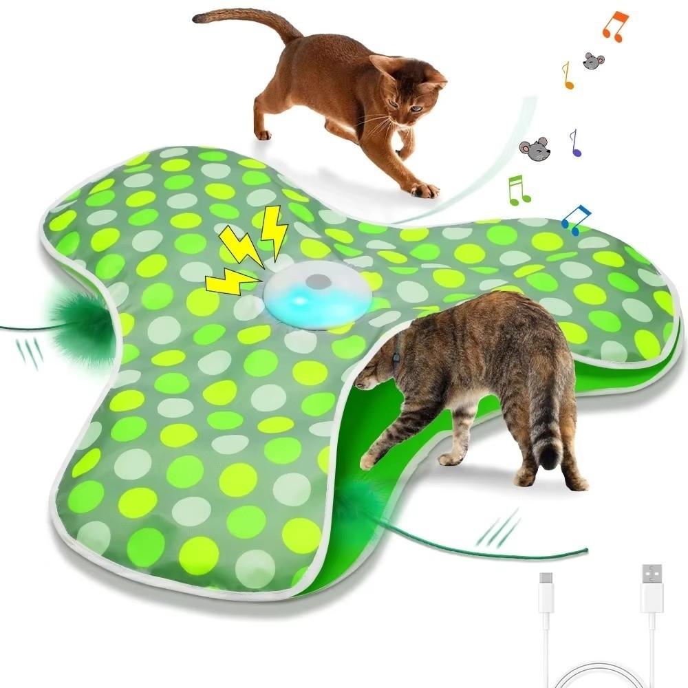 Electric Hide and Seek Cat Toy Motion Activated Interactive Cat Toys  Relieving Boredom