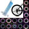 32 Patterns LED Flash Rainbow Bike Spoke Lamp Signal Bicycle Wheel Light Tire