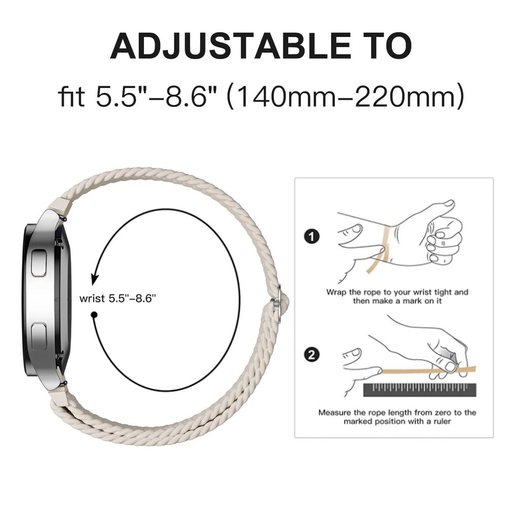 Плетеный ремешок Solo loop для Amazfit bip 6/5/Balance/GTS/4/2e/Mini/3/GTR/4/2/3/Pro ремешок 20мм 22мм браслет для часов huawei gt Ремешок